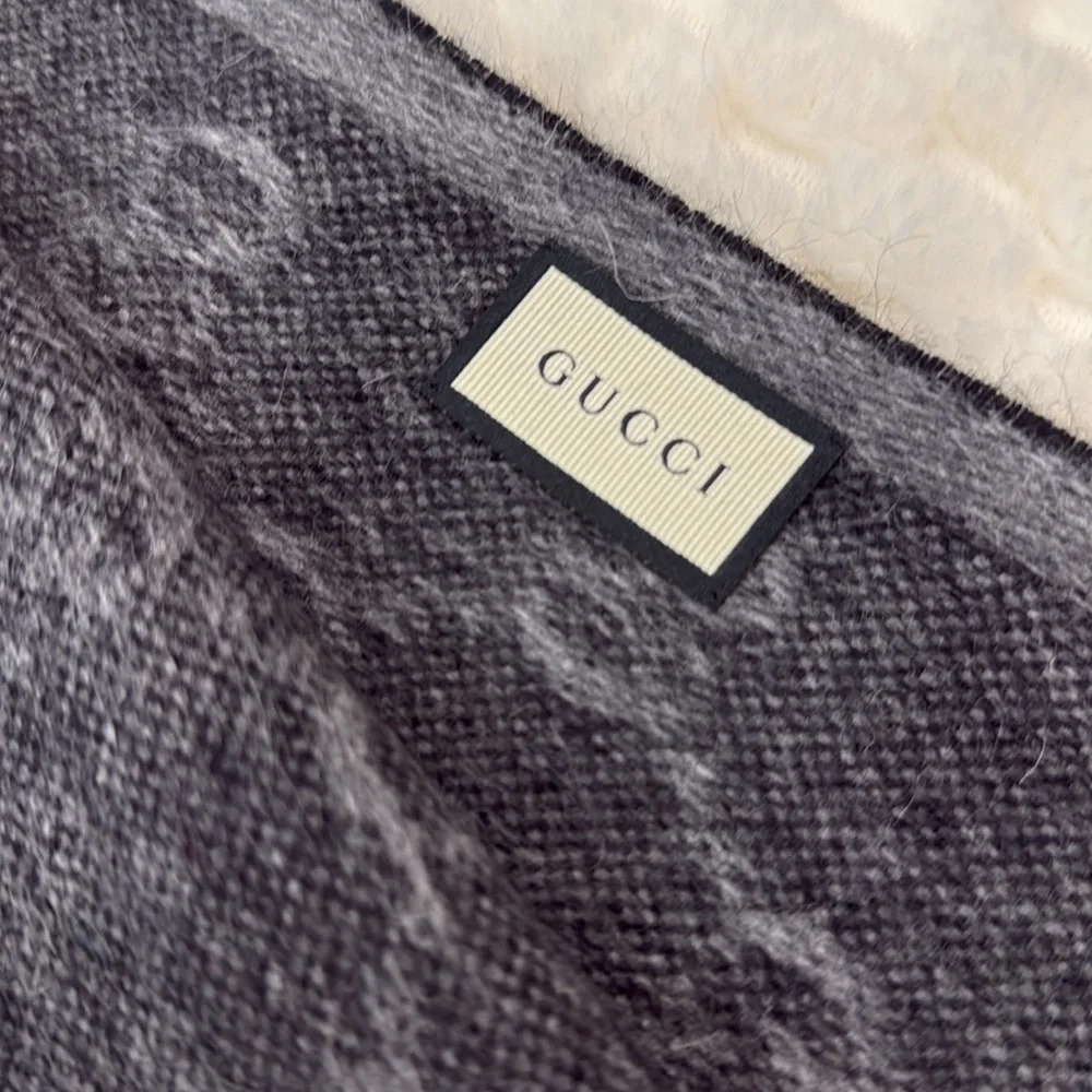 Gucci Wool and Alpaca Scarf-Authentic-NWT